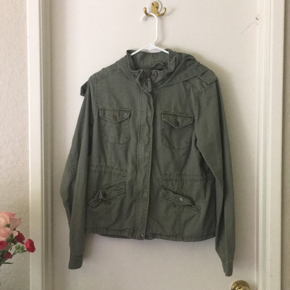 Army green jacket